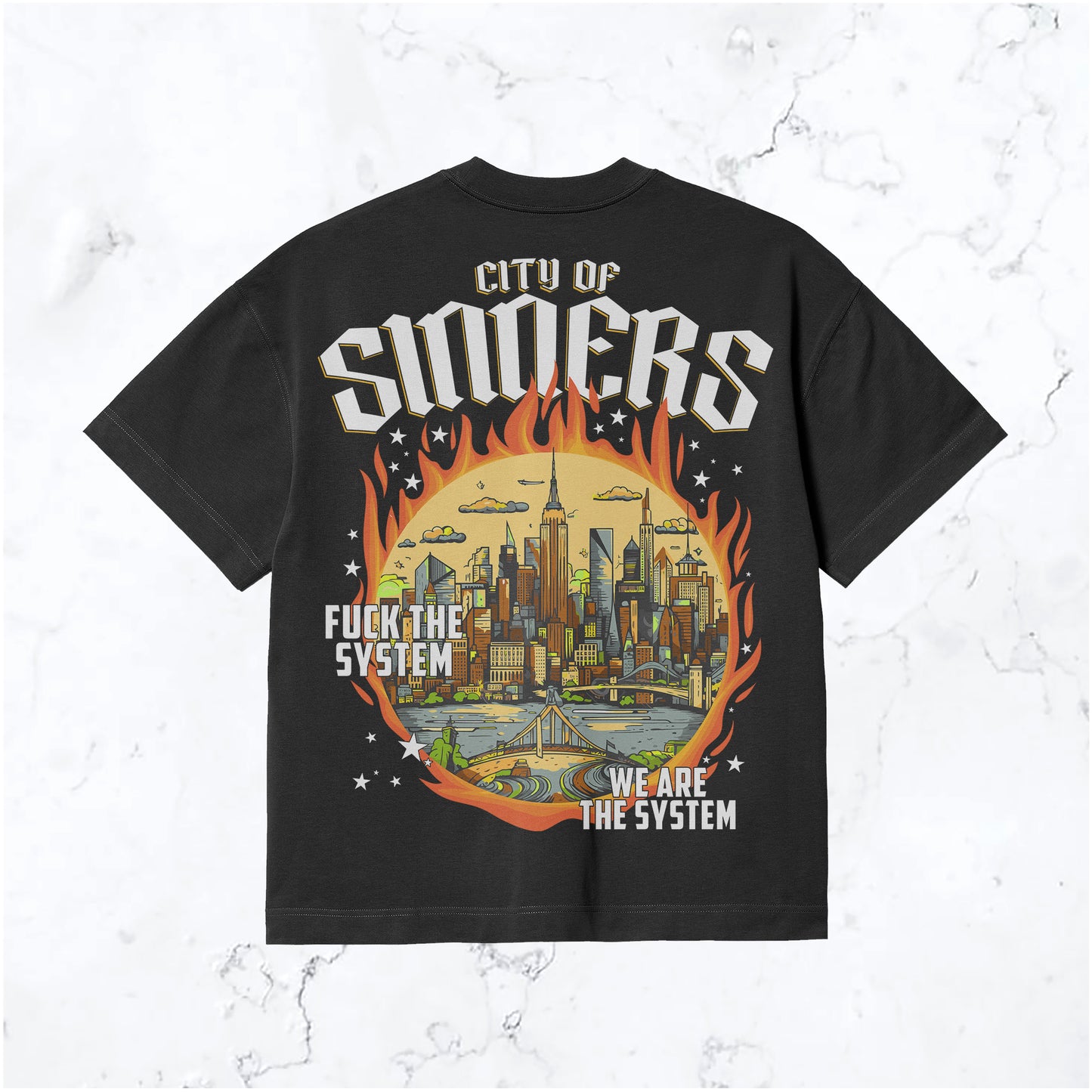 Broken Society “City Of Sinners” Tee