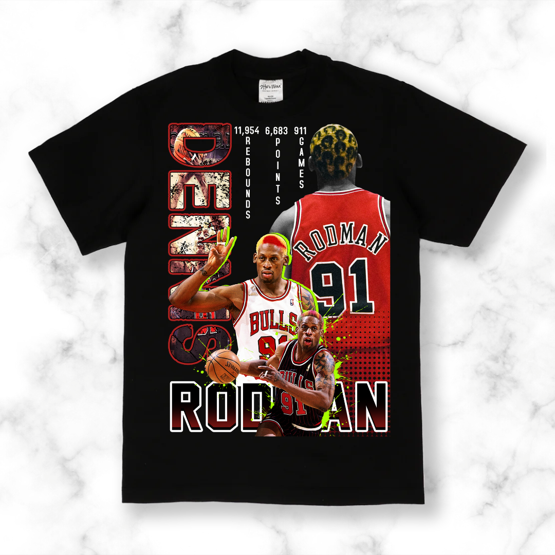 Dennis Rodman “Stats” Tee