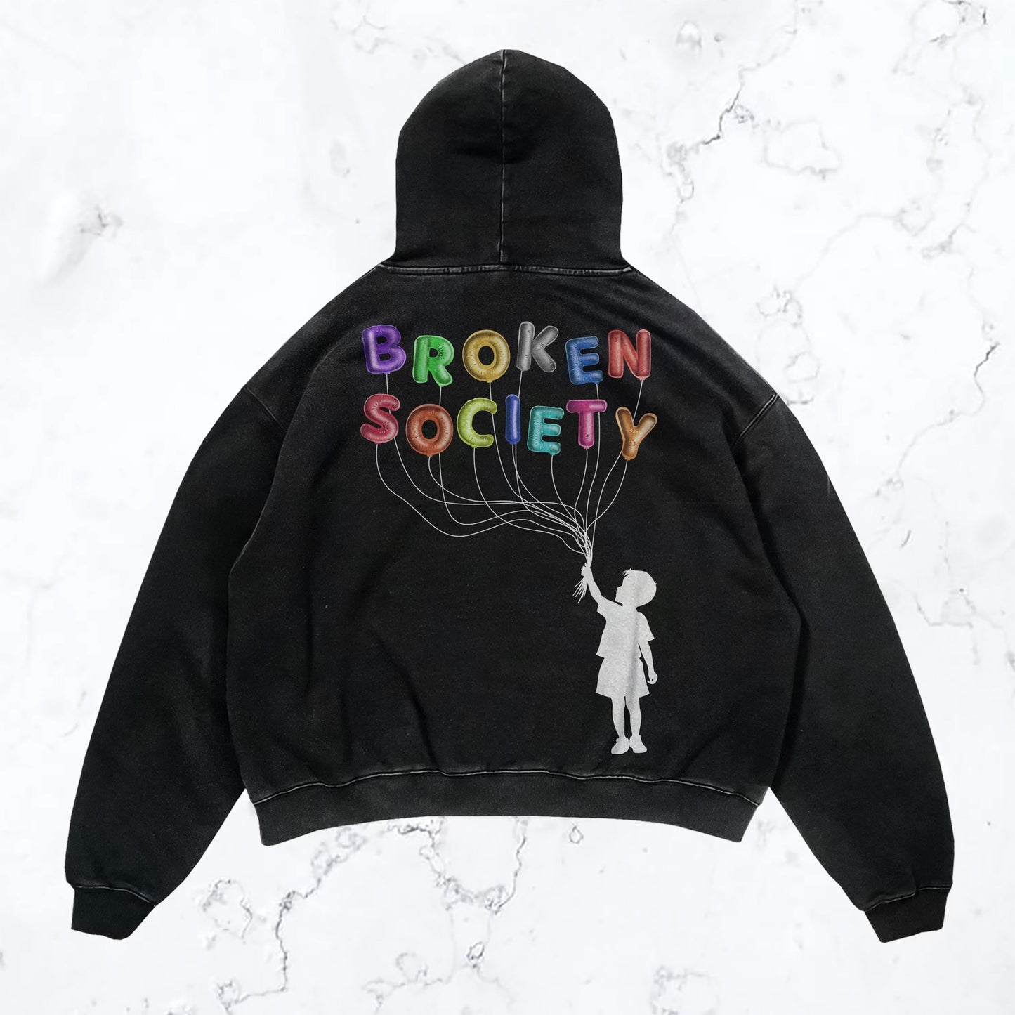 Broken Society Balloons Hoodie