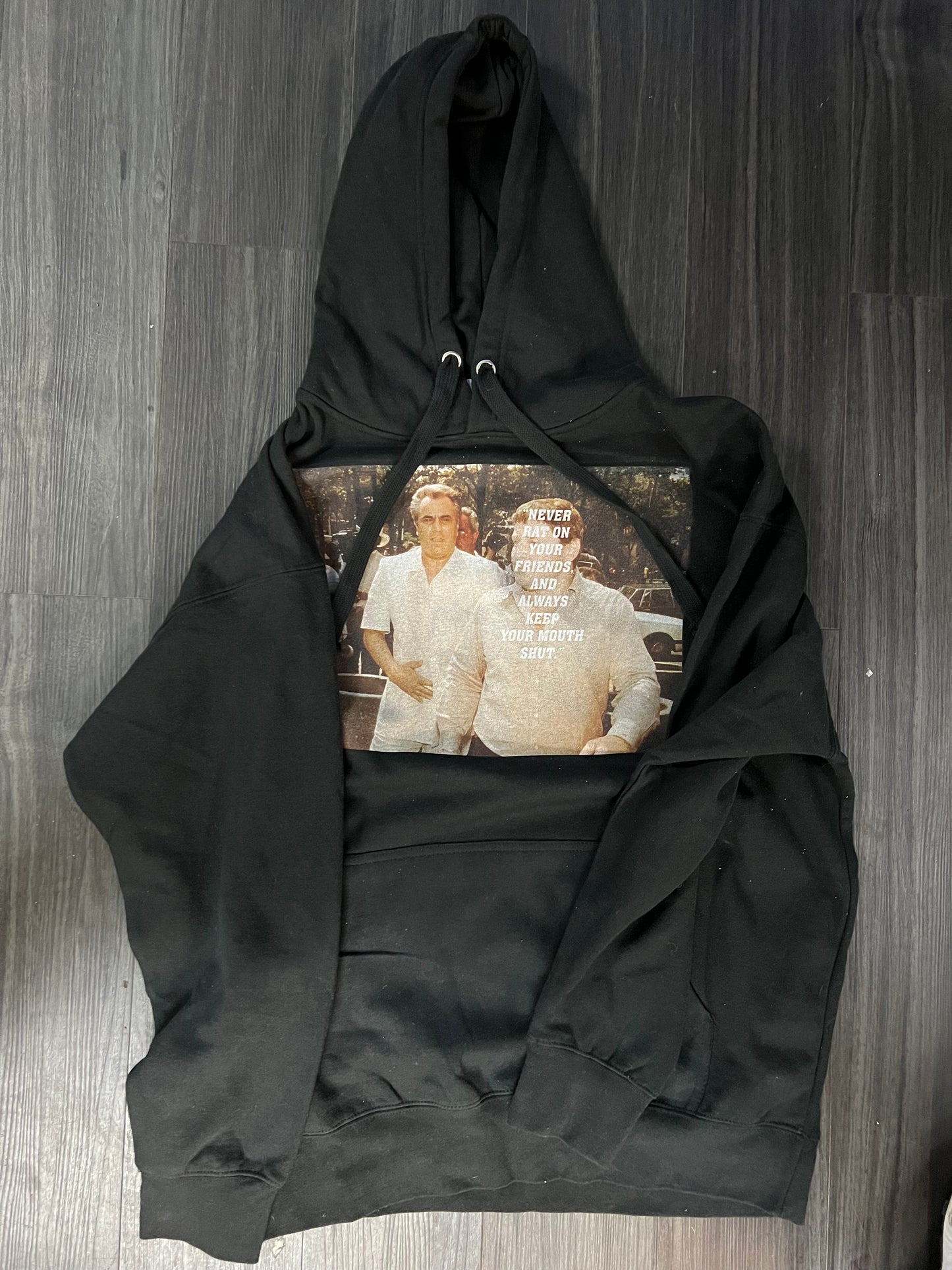 Never Rat your friends hoodie